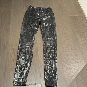 Lulu lemon metallic leggings